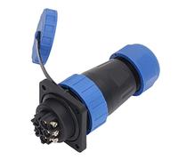 Hamwesh Connecteur d'aviation, Connecteur d'alimentation étanche IP68 380 V 45 A, Prise à Montage sur Panneau avec Installation de Sertissage à Vis pour Programme 'ordinateurs 'instrumentation