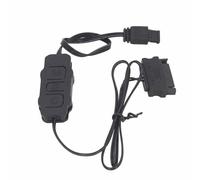 Hamwesh Contrôleur Argb 5V 3pin, Contrôle Manuel Multi-modes d'alimentation avec Câble d'extension pour les Bandes 'éclairage des Bandes Lumineuses (BLACK)