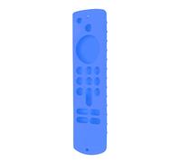 Hamwesh Coque de Télécommande Fire Stick en Silicone Antidérapante, Résistante aux Chocs, Lavable, étui de Protection avec Lanière, Découpes Précises pour Stick 4K Alexa Voice Remote 3ème (Blue)