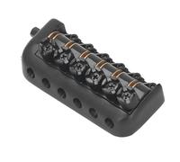 Hamwesh Cordier de Pont de Guitare sans Tête, Selle à 6 Cordes pour Guitares sans Tête, Dispositif à Cordes à Vis Fin avec Verrouillage des, compatibilité pour Simples et Vis de Montage Hexagonales