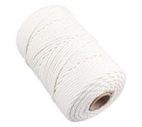 Hamwesh Cordon en macramé, Corde en Coton de 4 Mm avec Bobines pour Travaux Manuels, Cintres pour Plantes, Tentures Murales, Projets de Tricot