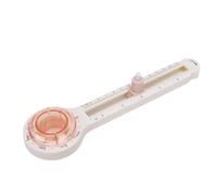 Hamwesh Coupe-cercle, Taille Réglable 9,4-33 Cm, Coupe-cercle à Mécanisme Rotatif, en Papier avec Tête de Amovible pour l'artisanat du Papier, le Scrapbooking, l'école et le Bureau