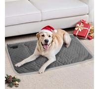 Hamwesh Coussin Chauffant pour Animaux de Compagnie, 3 Réglages de Température, Coussin Chauffant pour Chat en Tissu Doux alimenté par USB, pour Chien avec compatibilité de Banque d'alimentation