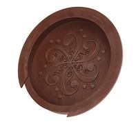 Hamwesh Couverture de Trou de Son de Guitare, Amortisseur de Son de Feedback Buster, Couvercles de Trou de de Guitare Acoustique, Amortisseur de avec Protecteur Anti-poussière en Silicone pour (BROWN)