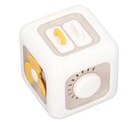 Hamwesh Cube animé pour Les Tout-Petits, Montessori Banky Cube avec Un Tableau d'activité Sensorielle à 6 Côtés pour Les Enfants 1-3, Le Jouet d'apprentissage Pratique pour Le Soulagement du Stress