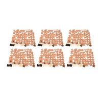 Hamwesh Déclour de Mur d'éminent, Panneaux de Fond à Paillettes 6PCS pour Décoration de Fête d'anniversaire de Mariage avec Crochets pour Une Utilisation en Plein Air Intérieure (Or Rose)