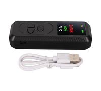 Hamwesh Détecteur de Rayonnement Nu ire Portable, Modes en 8 Langues | Moniteur de rayonnement de compteur Geiger, détection de 90 mm, dosimètre rechargeable, écran TFT, pour l\'industrie des