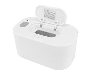 Hamwesh Dispensateur de Lingette Humide de Grande capacité avec un Bouchon USB pour les éléments Essentiels du nouveau-né, Chauffage à Lingettes Humides pour un Usage Domestique (WHITE)