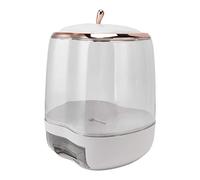 Hamwesh Distributeur de Riz, Récipient Hermétique de Stockage de Nourriture Sèche de Fenêtre Transparente de PE de Catégorie Comestible, Boîte de Stockage de Grain de Distributeur de Céréales avec