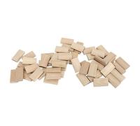 Hamwesh Domino Tenon Bois de Hêtre 8x40mm Fixation Ferme Accessoire de Travail du Bois pour épissage de Meubles, ébénisterie 50 Pièces