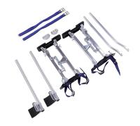 Hamwesh Échasses pour Cloisons Sèches 18-30Po Alliage D'aluminium | Capacité Charge 225 Lbs, pour Rénovation Domiciliaire, Peinture Intérieure et Usage Scénique, Assemblage Rapide et