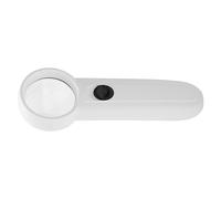 Hamwesh Éclairage LED Portatif Polyvalent 5X/15X/40X, Boîte/couvercle en Plastique ABS, Loupe pour les Opérations de L'industrie électronique, Compacte et Légère, Adaptée à L'industrie de la beauté,