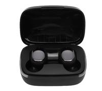 Hamwesh Écouteurs Bluetooth, Véritables écouteurs sans Fil avec Bluetooth 5.6, Appel Clair, Réduction du Bruit, 80 Heures de Veille, Portée de 10 M, Connexion Automatique, pour Le Sport, (Black)
