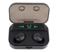 Hamwesh Écouteurs de Traduction de Langue, 144 Langues Prises en Charge, Dispositif de Traduction BT 5 3, écouteurs de sans Fil avec étui de Charge de 500 MAh pour Systèmes (Black)