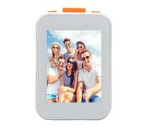 Hamwesh Écran de Téléphone Selfie, écran HD de 2 Pouces 2,4 G 5G WiFi Bluetooth 5.0, de Téléphone Vlog Selfie avec Mise en Miroir sans Fil et Batterie 850 MAh pour Vlog Streaming en Direct (White)