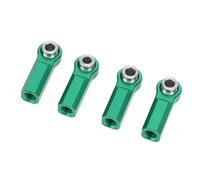 Hamwesh Embout de Biellette RC, Tête de Rotule M4 en Alliage Haute Résistance de 7 Mm de Diamètre, Embout de Biellette de Direction en Métal avec Conception Plug and Play CW et Lot de 4 pour Modèles