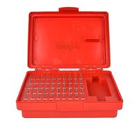 Hamwesh Ensemble de Jauges à Broches en Acier, 50 Pièces de 0,011 à 0,060 Pouces, Jauges à Broches de Précision de 0,0002 Pouces pour la Vérification et l'étalonnage des Trous de Travail des