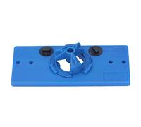 Hamwesh Ensemble de Localisateurs à Charnière, 35 Mm Kit de Forage à Gabarit de Charnière avec Outil de Positionnement de Matériau ABS pour l'installation de la Porte du Meuble (BLUE)