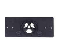 Hamwesh Ensemble de Localisateurs à Charnière, 35 Mm Kit de Forage à Gabarit de Charnière avec Outil de Positionnement de Matériau ABS pour l'installation de la Porte du Meuble (BLACK)