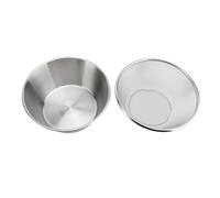 Hamwesh Ensemble de Passoire en Acier Inoxydable 304, Passoire Compacte et Empilable, Passe au Lave-vaisselle, Ensemble de Bols à Mélanger avec pour Laver les Légumes, les Fruits, la Cuisine et les