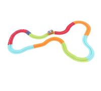 Hamwesh Ensemble de Piste de Voiture, Piste de Voiture de Course Lumineuse et Modifiable, Flexible avec Bords Lisses Qui Brillent dans Le Noir, Facile à Assembler, en Plastique ABS éducatif (188PCS)