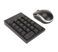 Hamwesh Ensemble de Souris à pavé Numérique, Clavier Numérique USB sans Fil 2,4 GHz à 22 Touches, avec Transmission Stable Plug and Play, Souris 1200 DPI pour Les Banques, Les écoles, Les