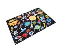 Hamwesh Ensemble d'histoires de Planche en Feutre d'espace, 45 Pcs Solar System Kit 'Apprentissage avec des Crochets pour Les Tout-Petits, Une Galaxie Interactive Play for Kids