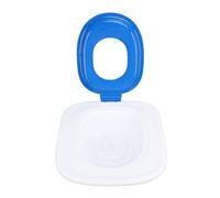 Hamwesh Entraîneur de Toilettes pour Chat, Amovible et Réutilisable, Double Couche, Entraînement aux Toilettes pour Chats, Bac à Litière pour Chat avec Coussinets de Protection Antidérapants pour la