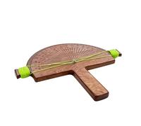Hamwesh Équerre D'angle en Bois avec Double échelle 0-180, Poignée en T,