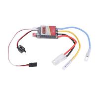 Hamwesh ESC brossé 60 A pour Voiture RC, Bateau, Chenille, Contrôleur de Vitesse électronique de Remplacement pour Moteurs Brossés 380 370 540 550, Compatible LiPo NiMH 2-3S, avec Protection Basse