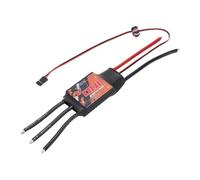 Hamwesh ESC sans Balais, Protection Contre Les Surintensités de Courant Continu 100 A, ESC d'avion LiPo RC 3-7S, à Aile Fixe avec Bec 5 A pour Quadrirotor à Aile Fixe Multirotor