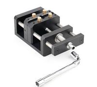 Hamwesh Étau de Menuiserie Auto-centrant, Alliage D'aluminium, Mâchoire | Pince d\'établi avec poignée, revêtement en poudre, échelles transparentes, pour fraiseuses, pièces métalliques en bois