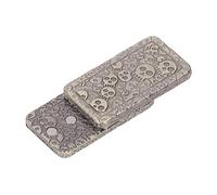 Hamwesh Fidget Slider, Crâne gravé, Retour Magnétique et Curseur Magnétique Ergonomique Portable, Curseur Fidget Adulte avec Sac de Rangement pour Employés de Bureau, étudiants, Voyages, Métros,