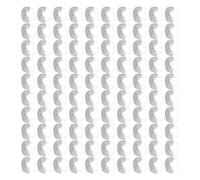 Hamwesh Filets de Protection de Barbe Respirants sans Latex, 100 Pièces, Couvertures de Barbe en Nylon Jetables élastiques pour des Pratiques de Travail Propres et Hygiéniques (WHITE)