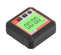 Hamwesh Finder à Angle Numérique, Inclinomètre de Rapporteur Magnétique avec Grand Rétroéclairage LCD, pour la Table de Construction du Travail du Bois Saw (blanc orangé)