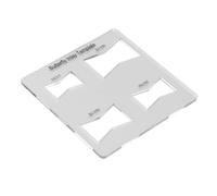 Hamwesh Gabarit d'incrustation de Papillon, Gabarit de Routeur en Acrylique Durable et découpé avec Précision, en Bois Décoratif avec Conception Légère pour la Réparation de Meubles et les Projets de