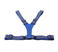 Hamwesh Gilet Réfléchissant, Gilet de Course Réfléchissant Multi-Angles Haute visibilité, Rechargeable par USB, avec Lumières LED Intégrées, pour Coureurs, Marche, Vélo, Moto (Blue)