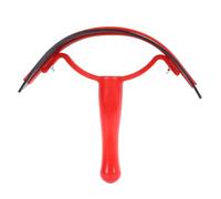 Hamwesh Grattoir à Sueur pour Chevaux, Lame Large, élimination Rapide de la Transpiration, Coins Arrondis, Outil de Nettoyage équin avec Poignée Ergonomique pour étable et Bétail (rouge)