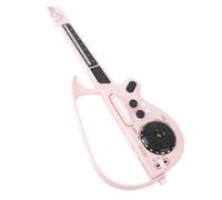 Hamwesh Guitare pour Enfants, Conception sans Cordes, Jouet de Guitare Pliable Multifonctionnel Bluetooth Pliable, Jouet de sans Cordes avec Touches de Piano pour l'entraînement Musical des (Pink)