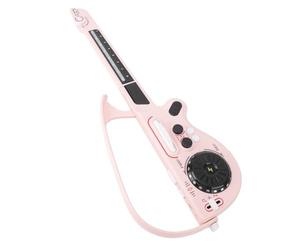 Hamwesh Guitare pour Enfants, Conception sans Cordes, Jouet de Guitare Pliable Multifonctionnel Bluetooth Pliable, Jouet de sans Cordes avec Touches de Piano pour l'entraînement Musical des (Pink)