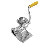 Hamwesh Hachoir à Viande Manuel, Corps en Alliage d'aluminium Robuste, Hachoir à Viande à Manivelle, Poussoir à Saucisses avec Plusieurs Matrices de Broyage pour Broyer la, les Poivrons et les