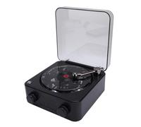 Hamwesh Haut-Parleur Bluetooth, Appareil Multifonctionnel 3 en 1 Combinant Haut-Parleur Stéréo, Veilleuse Ambiante, Affichage de l'heure et Tourne-Disque, Lumière Ambiante avec Lumière Ondulée pour