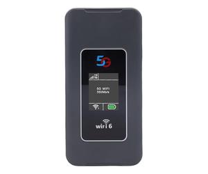 Hamwesh Hotspot WiFi Portable 5G, Vitesses de 2,77 Gbit/s IP67, Routeur Hotspot Mobile 5G Robuste, Point d'accès Mobile 4G LTE avec Connexion de 32 Appareils pour Les, Les Affaires et la Maison