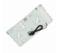 Hamwesh Housse Chauffante Compacte pour Biberon USB, Thermostat isolé pour Voyager avec des Tout-Petits, Matériau en Mélange de Coton, Compatible avec Divers Appareils USB (Tapez 2)