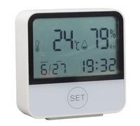 Hamwesh Hygromètre Thermomètre Intérieur, Grand écran LCD rétroéclairé de Haute Précision, Modes Réglables, Conception Anti-démontage, Hygromètre Numérique, Humidimètre avec Batterie Longue Durée