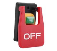 Hamwesh Interrupteur à palette 250 V, 16 A, grande palette de genou pour outils électriques, arrêt d'urgence électromagnétique, compatible avec scie circulaire sur table