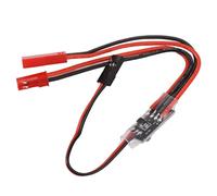 Hamwesh Interrupteur Marche/arrêt RC, 20 A, Courant élevé 3-30 V, Haute Tension PWM, Contrôle du Signal, Télécommande, Interrupteur électronique avec Lampe de Travail LED, pour Machine de Protection