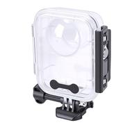 Hamwesh Invisibles Étui étanche pour Caméra 360, Boîtier de Plongée sous-Marine 45 M, Coque de Protection avec Support, Capuchon D'objectif en Silicone pour Plongée en Apnée