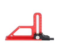 Hamwesh Jauge de Hauteur de Scie à Table, Double échelle en Alliage d'aluminium, Haute Précision, Plage de Mesure de 0 à 60 Mm, Jauge de Hauteur pour le Travail du Bois, de Profondeur avec Fonction