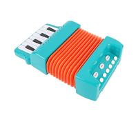 Hamwesh Jouet Accordéon pour Enfants, Mini Instruments de Musique à 10 Touches, Accordéon à Boutons avec Effets de Musique électroniques, ABS Léger pour les Tout-petits, les étudiants Débutants,